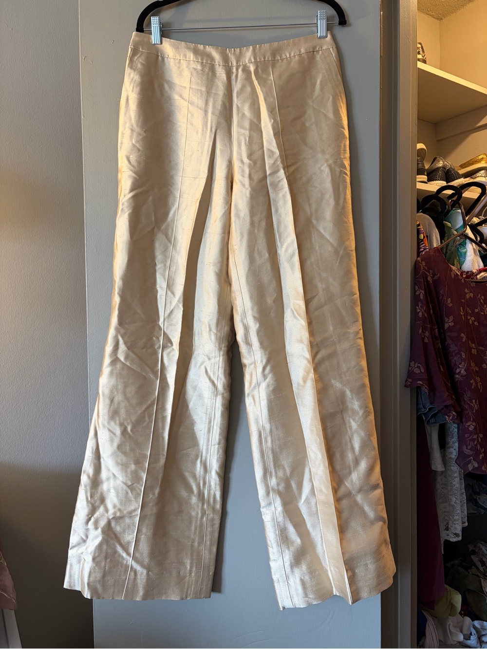 Carolina Herrera gold Wide-Leg Pants